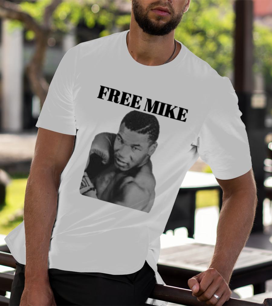 Free Mike Tyson Boxing Legend Image T-Shirt