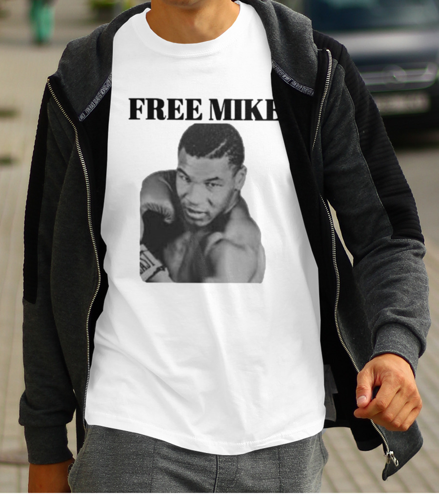 Free Mike Tyson Boxing Legend Image T-Shirt