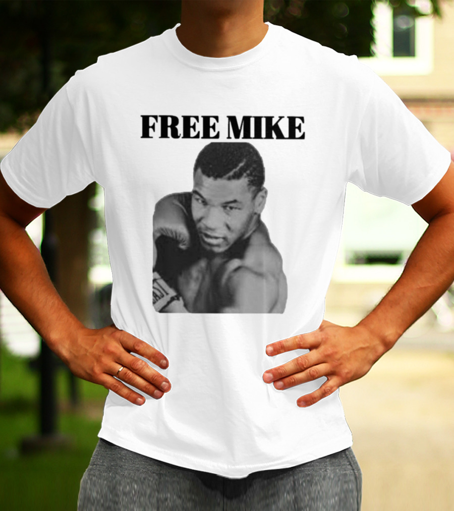 Free Mike Tyson Boxing Legend Image T-Shirt