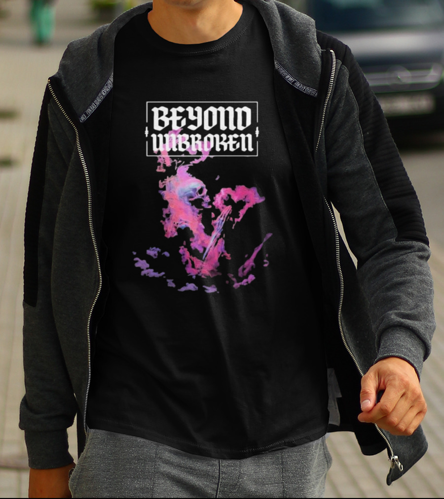 Beyond Unbroken My Life Skull And Smoke T-Shirt