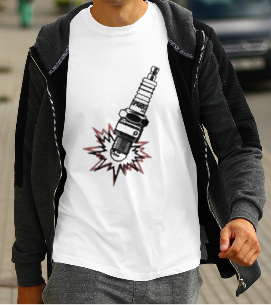Sparks Plug Ignition Flash T-Shirt