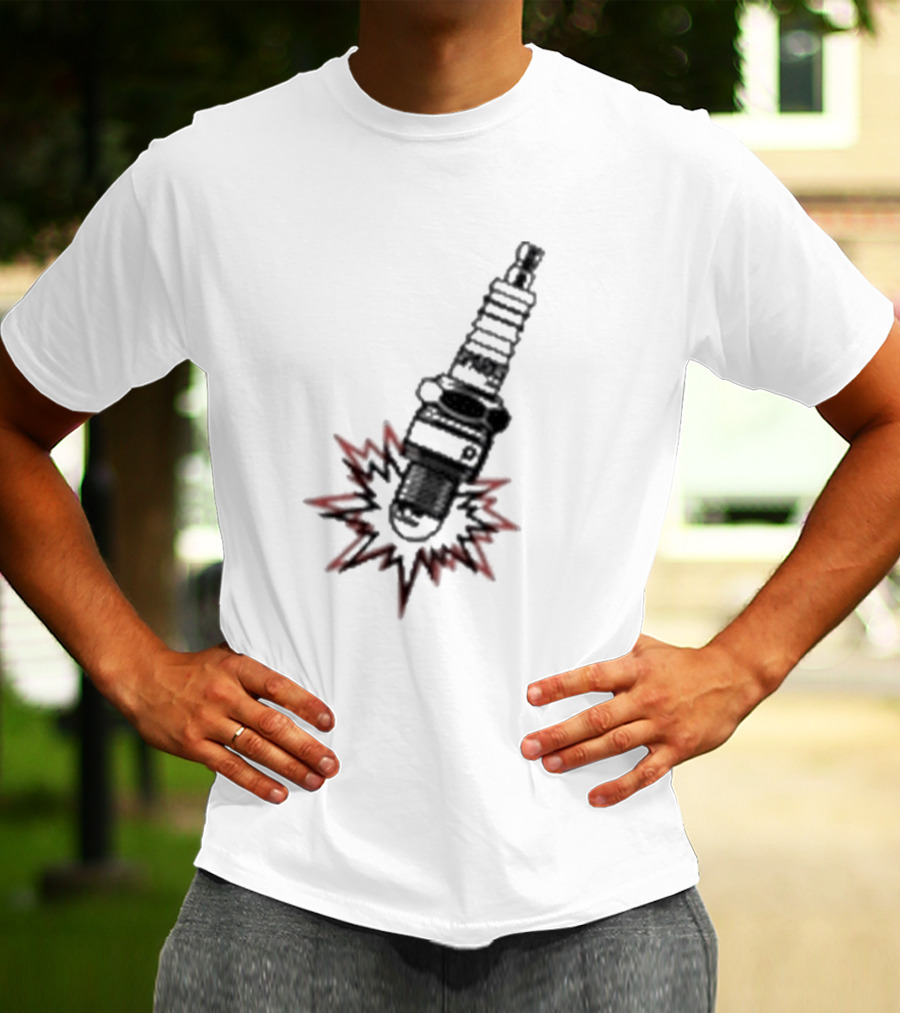 Sparks Plug Ignition Flash T-Shirt