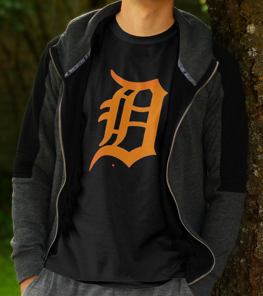 Detroit Tigers Big And Tall #1 Dad T-Shirt