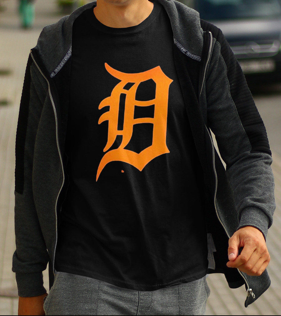 Detroit Tigers Big And Tall #1 Dad T-Shirt