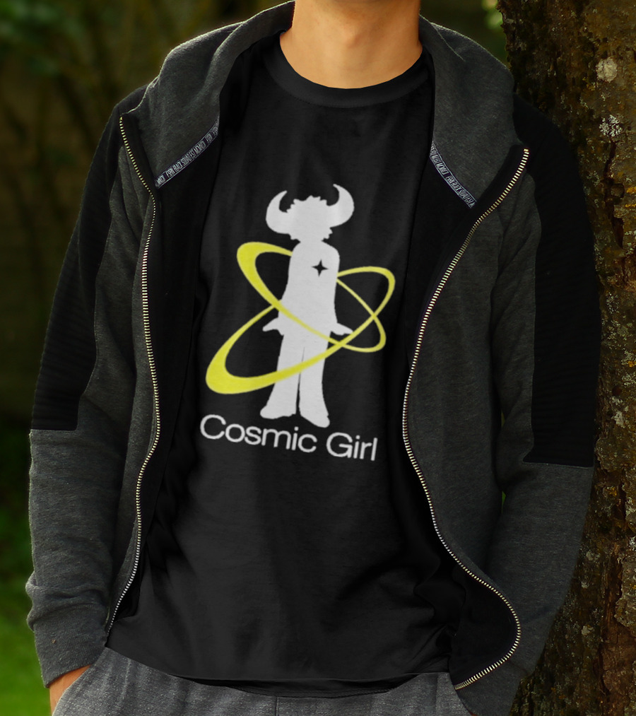 Jamiroquai Cosmic Girl Buffalo Yellow Swirl T-Shirt