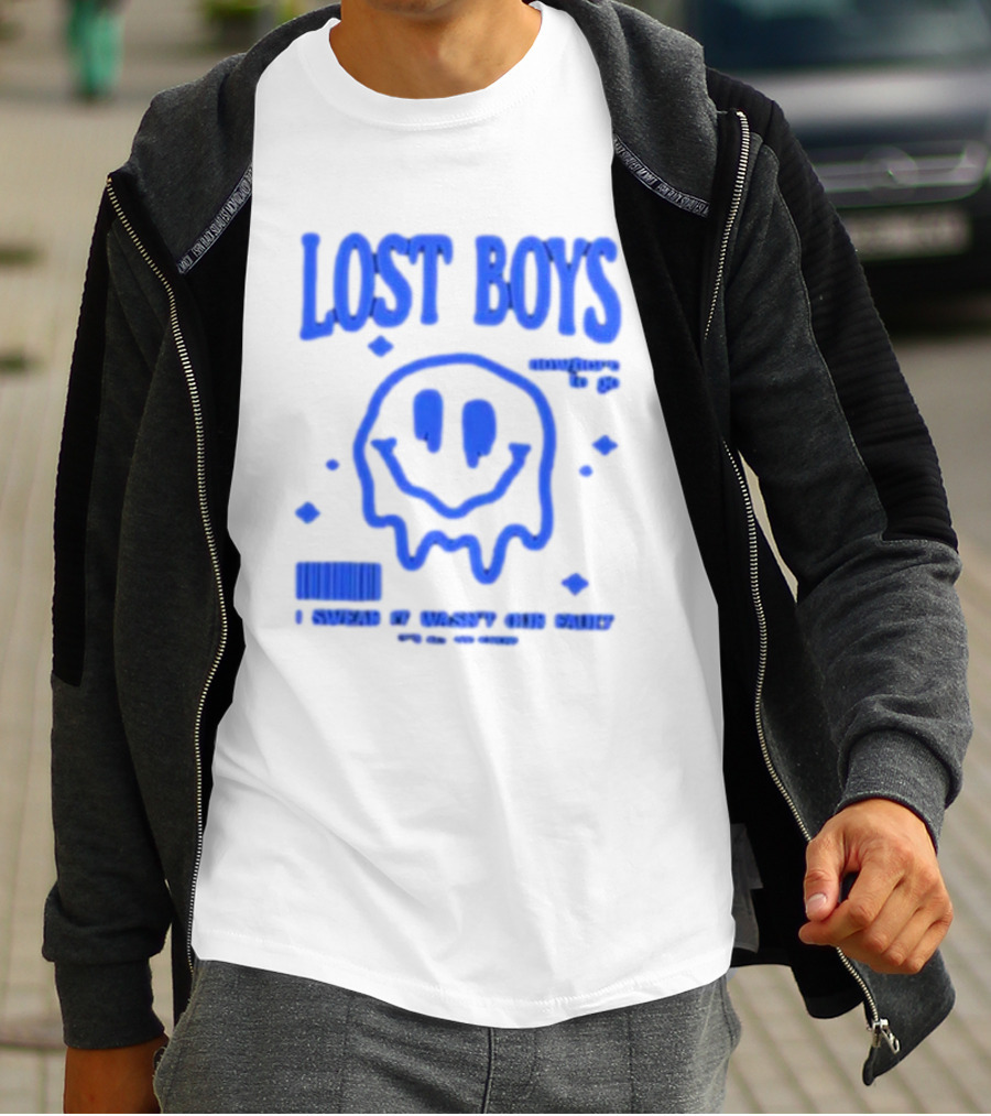 Lost Boys Nowhere To Go Barcode I Swear It Wasn't Our Fault T-Shirt