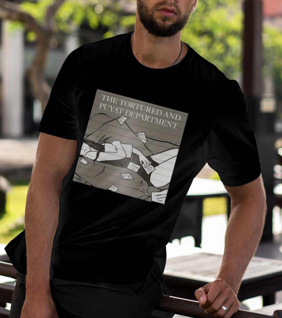 The Tortured And Puyat Department Sleepless Exhaustion Notebook Pages T-Shirt