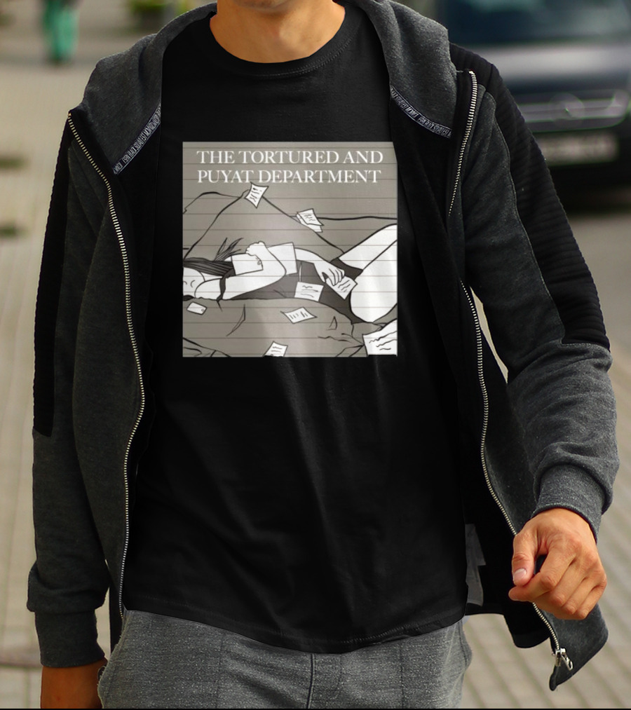 The Tortured And Puyat Department Sleepless Exhaustion Notebook Pages T-Shirt