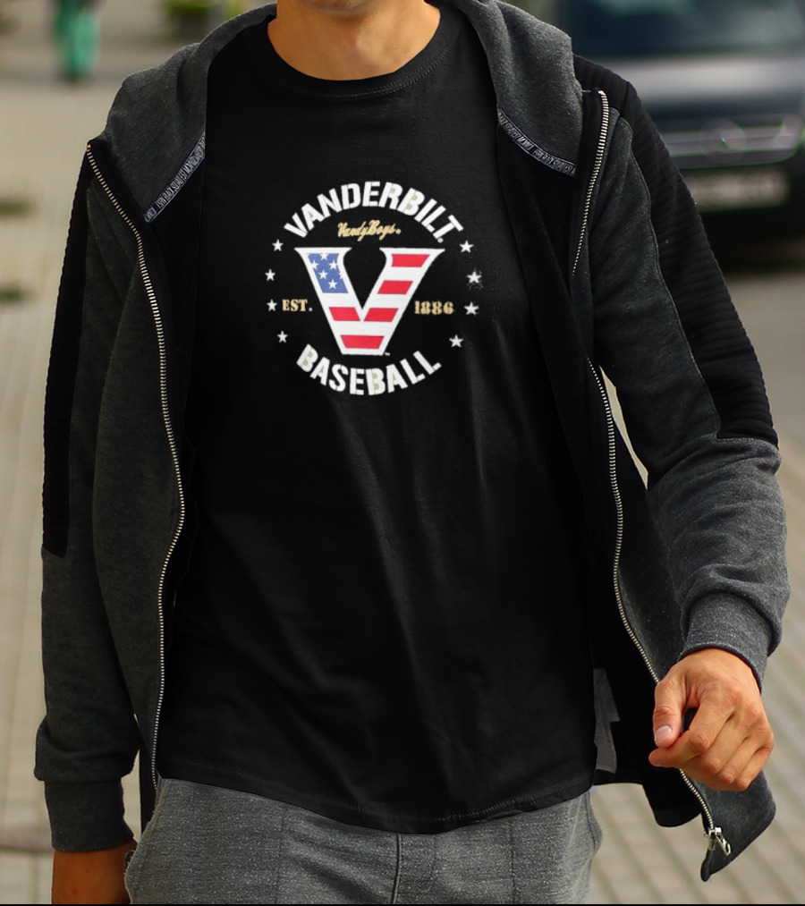Vanderbilt Baseball Vandy Boys Military Appreciation Est. 1886 T-Shirt