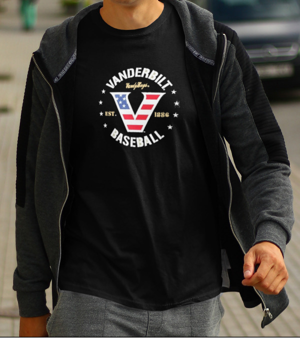 Vanderbilt Baseball Vandy Boys Military Appreciation Est. 1886 T-Shirt