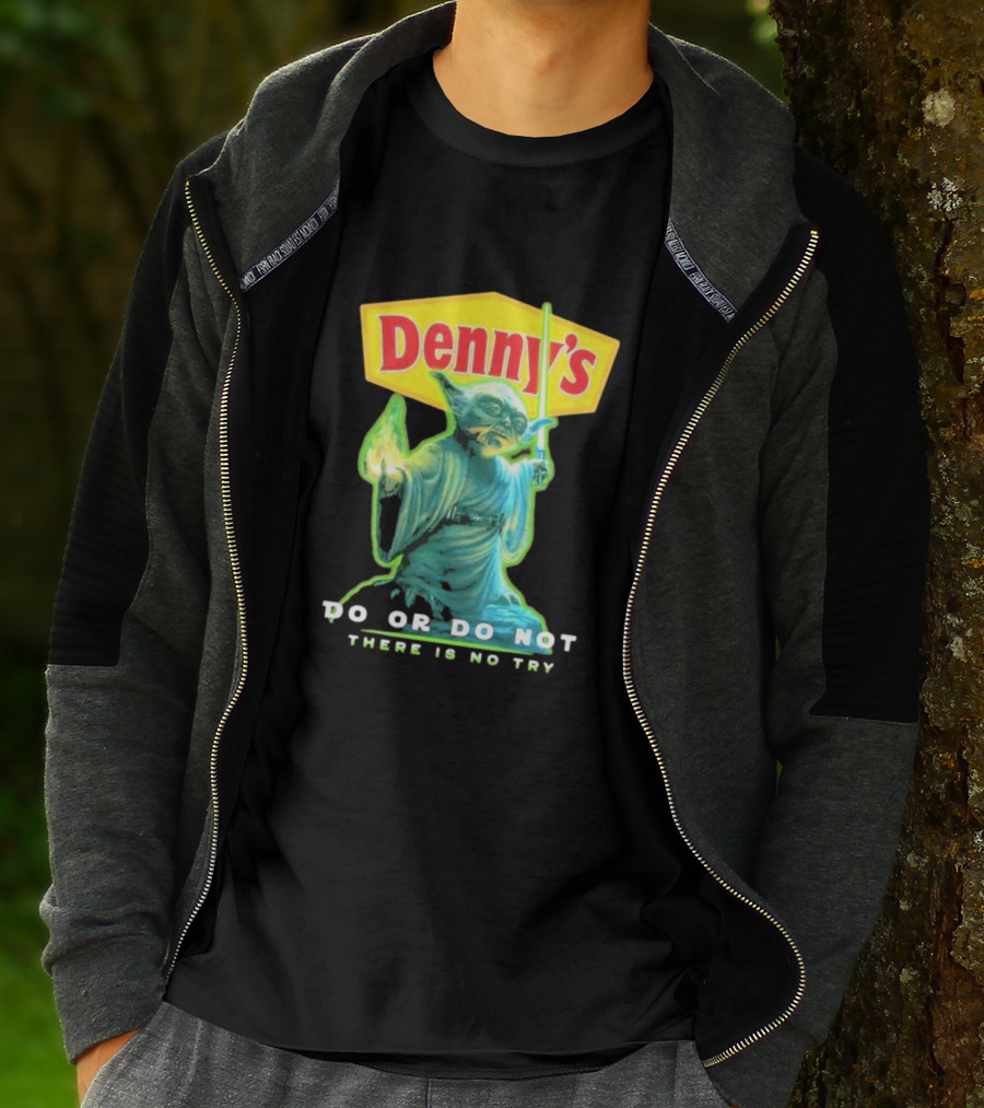 Yoda Star Wars Denny’s Do Or Do Not There Is No Try T-Shirt