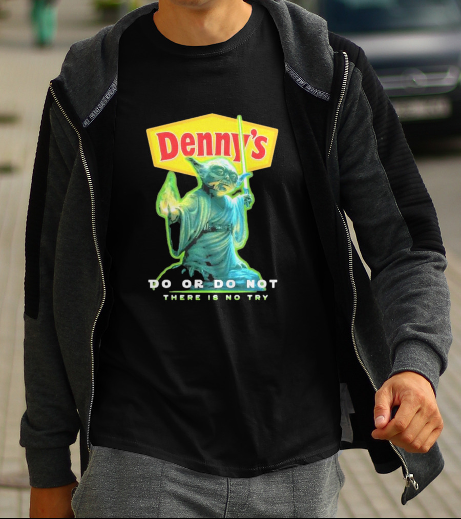 Yoda Star Wars Denny’s Do Or Do Not There Is No Try T-Shirt