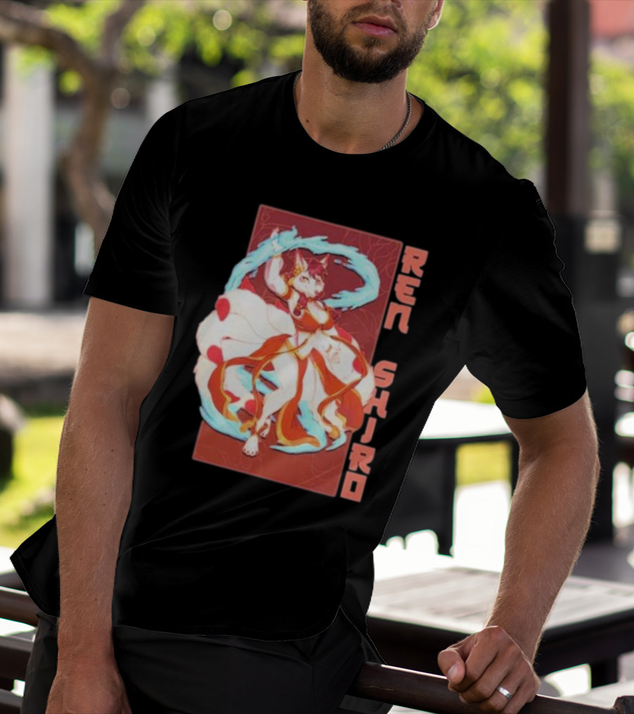 Ren Shiro Nine-Tailed Fox Spirit Wielder T-Shirt