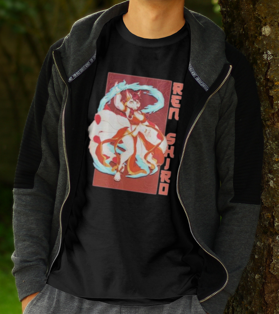 Ren Shiro Nine-Tailed Fox Spirit Wielder T-Shirt