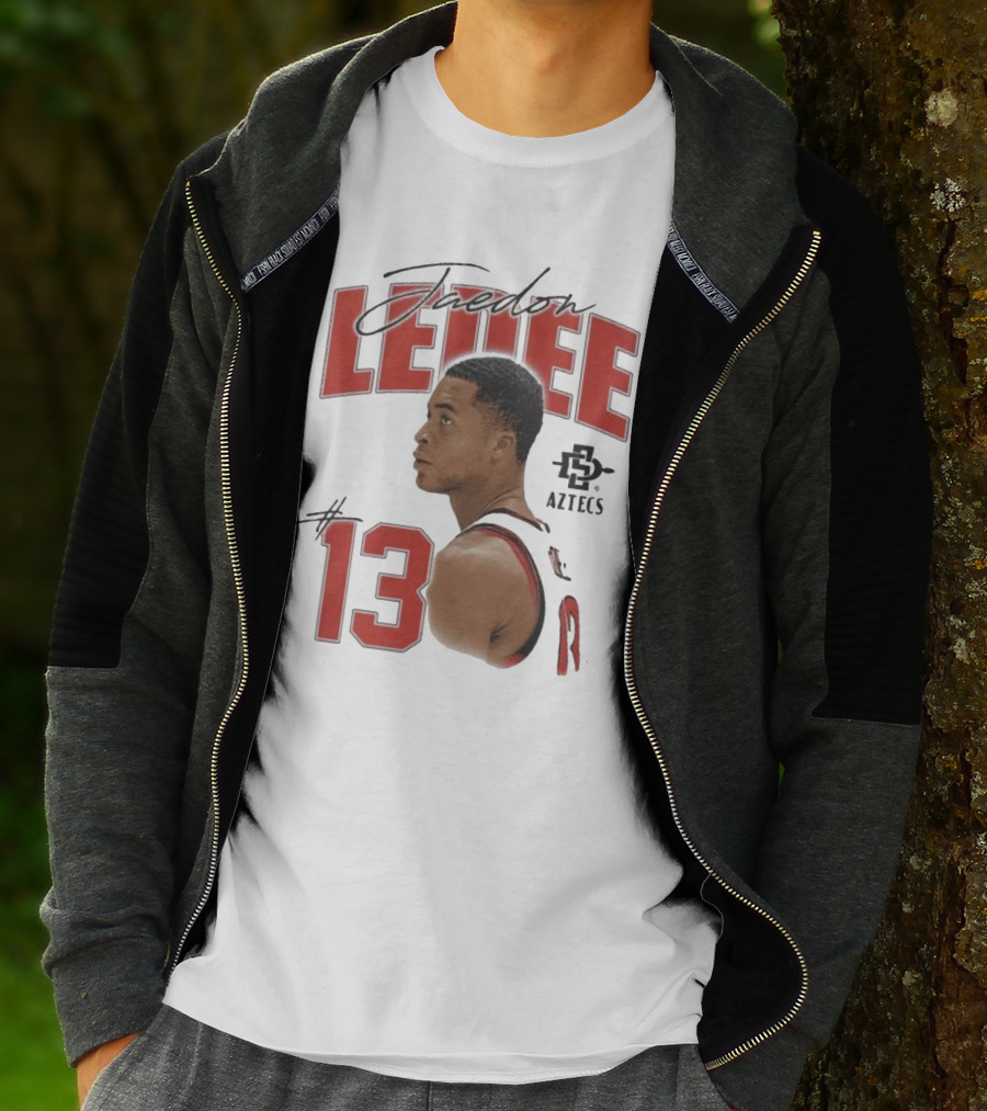 San Diego State Aztecs Jaedon Ledee 13 T-Shirt