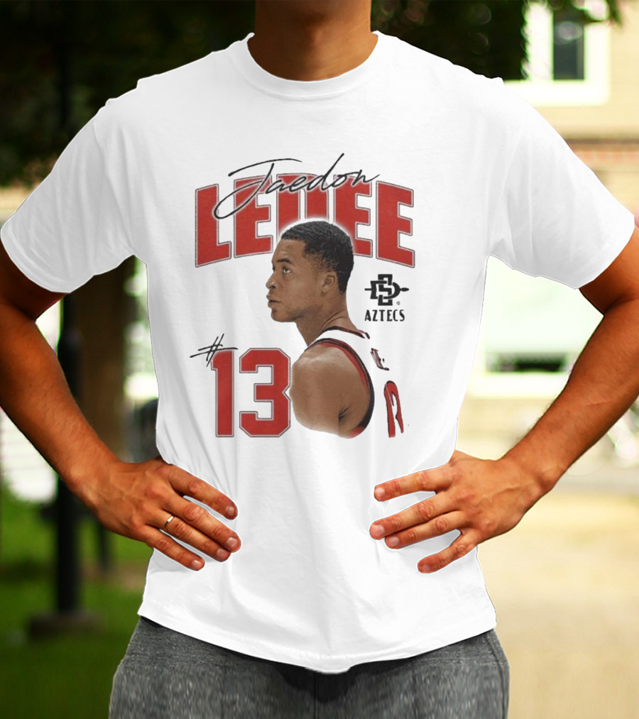 San Diego State Aztecs Jaedon Ledee 13 T-Shirt