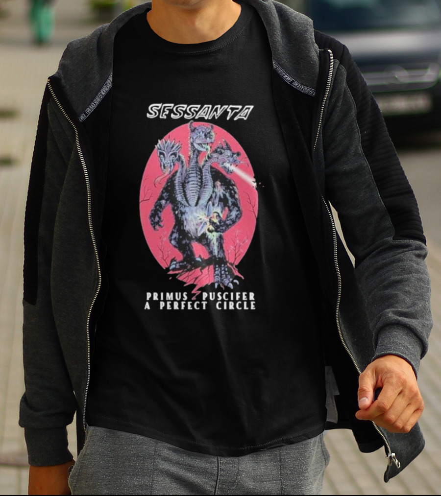 Sessanta Primus Puscifer A Perfect Circle Hydra Monster T-Shirt
