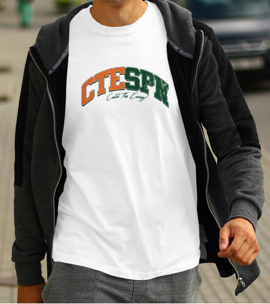 CTESPN Catch The Energy Sports Enthusiast T-Shirt