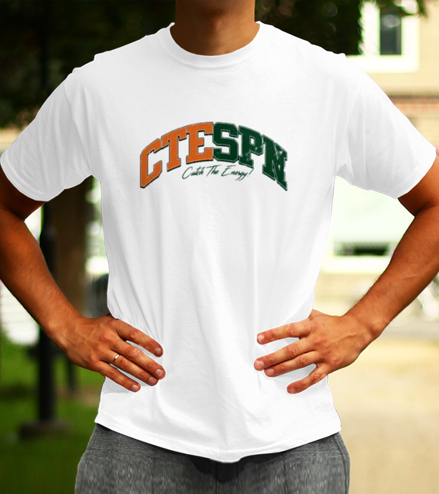 CTESPN Catch The Energy Sports Enthusiast T-Shirt