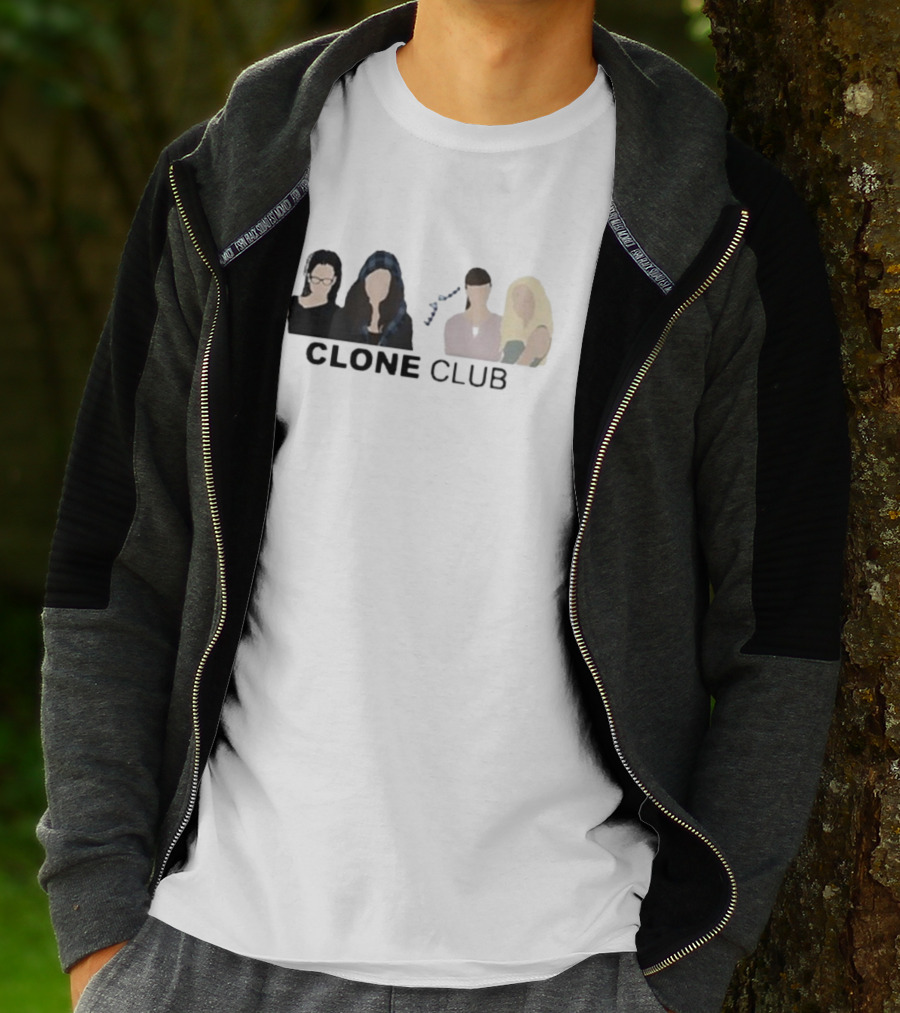 Orphan Black Clone Club Faces T-Shirt