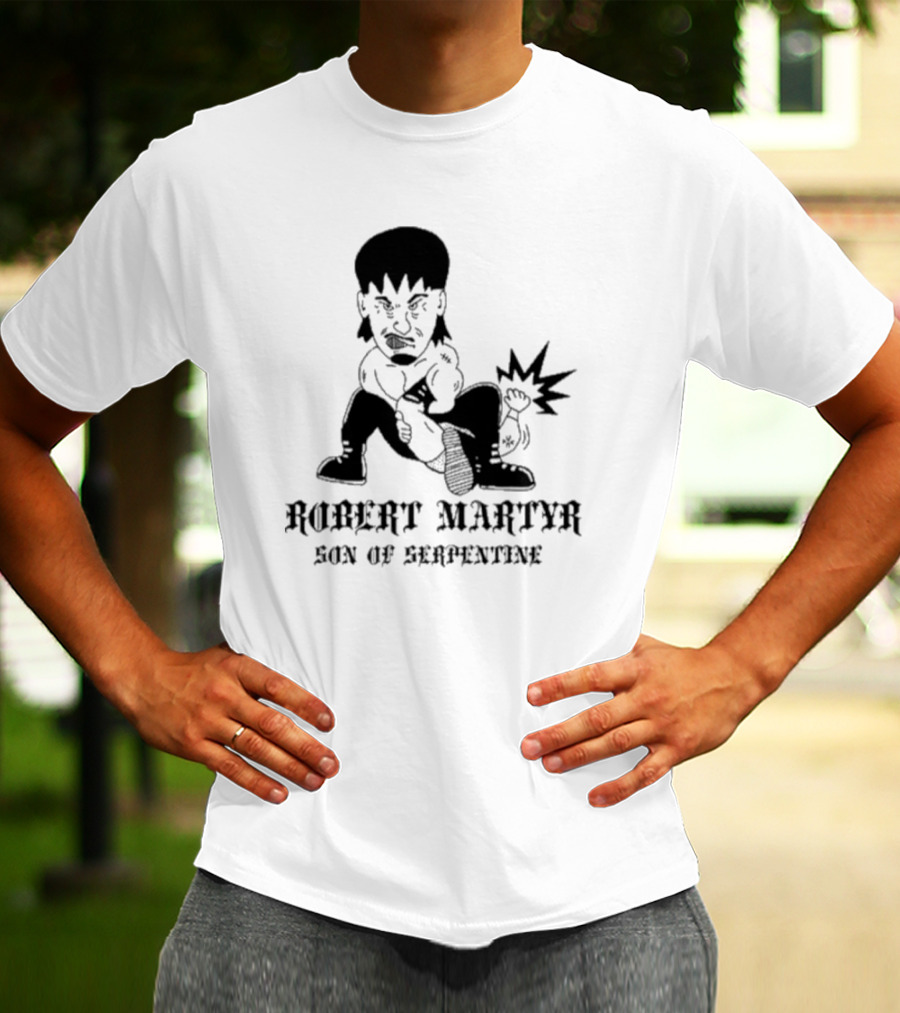 Robert Martyr Son Of Serpentine Bold Cartoon Character T-Shirt