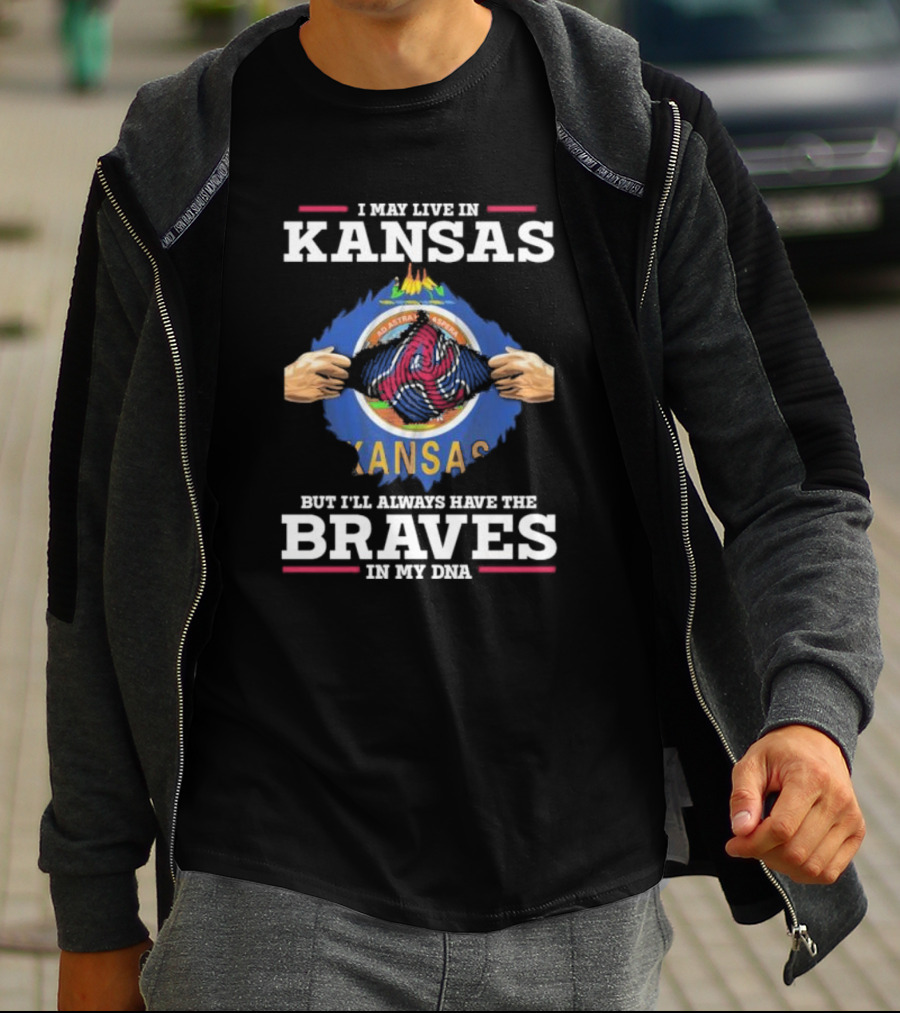 Kansas Resident Atlanta Braves Loyalty In My DNA T-Shirt