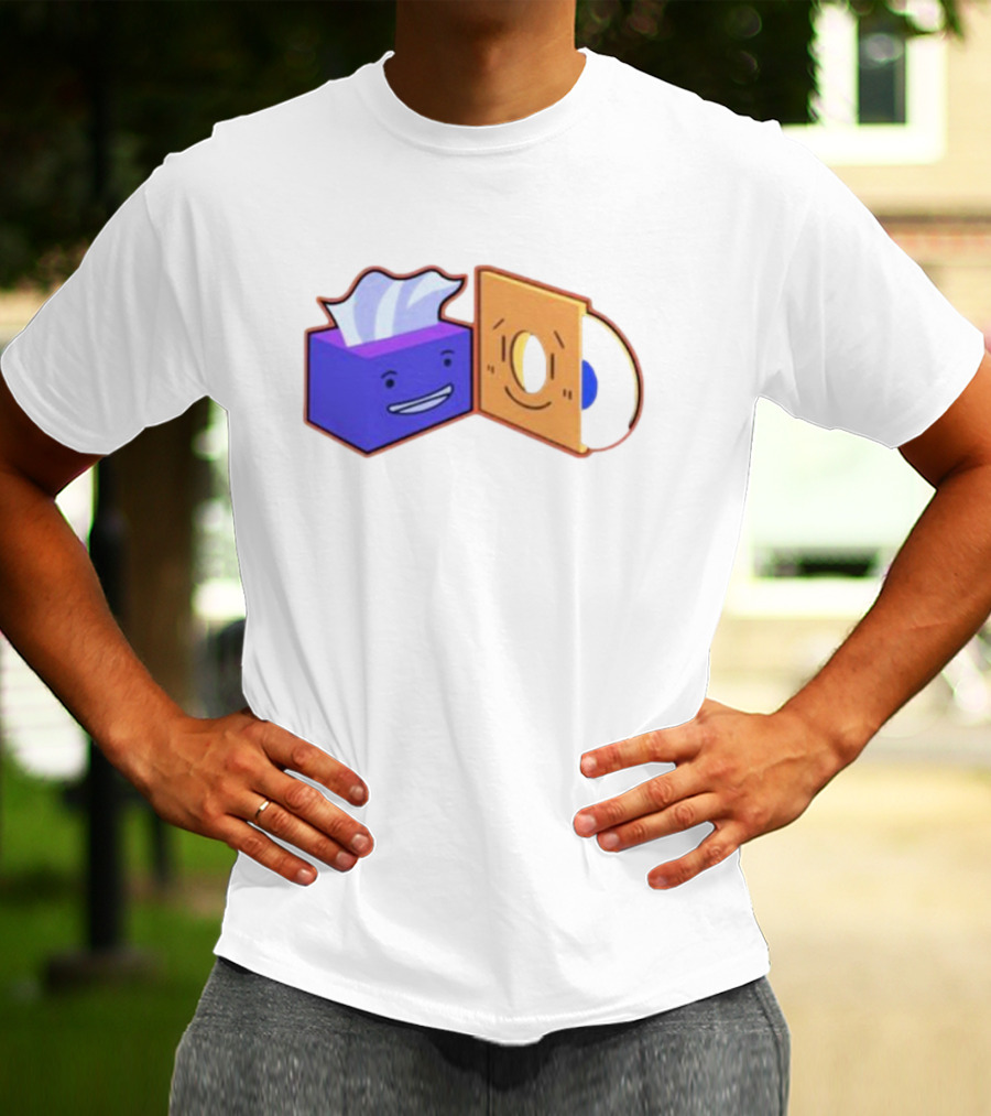 Burner The Strangers Tissue And Vinyl Record Faces T-Shirt