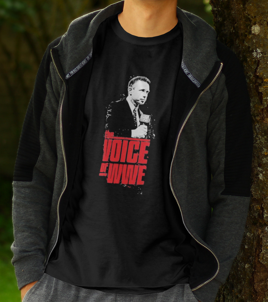 Michael Cole The Voice Of WWE Microphone T-Shirt