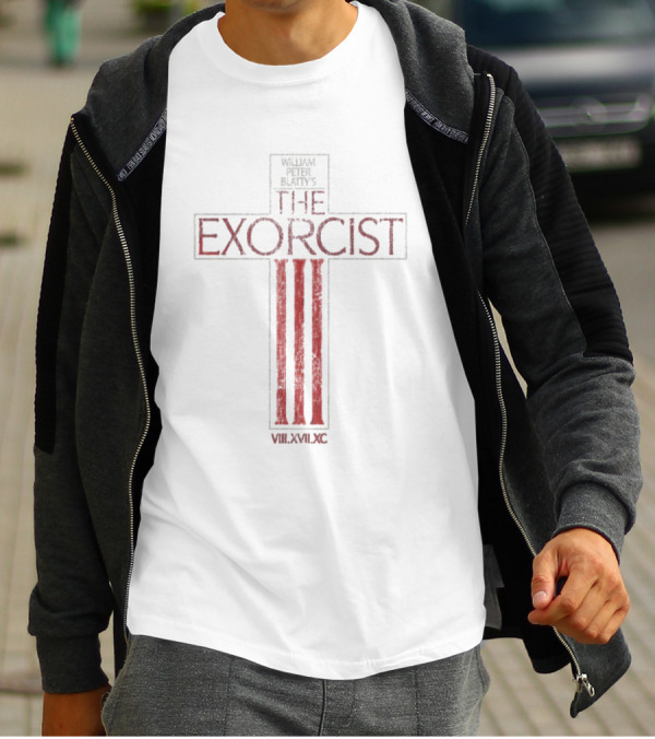 William Peter Blatty’s The Exorcist Cross VII XVII XC T-Shirt