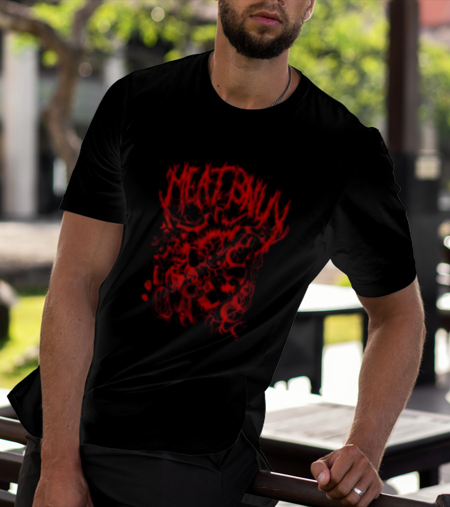 MEAT BNUBY Red Distorted T-Shirt