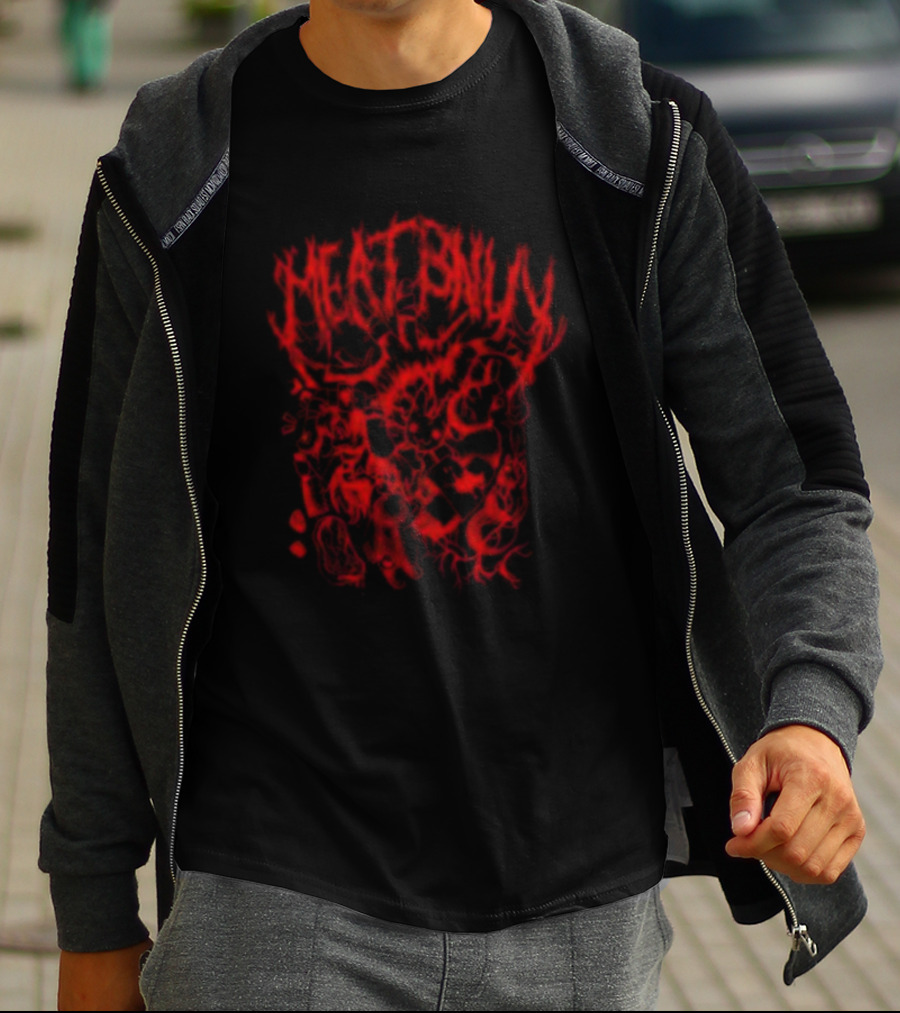 MEAT BNUBY Red Distorted T-Shirt
