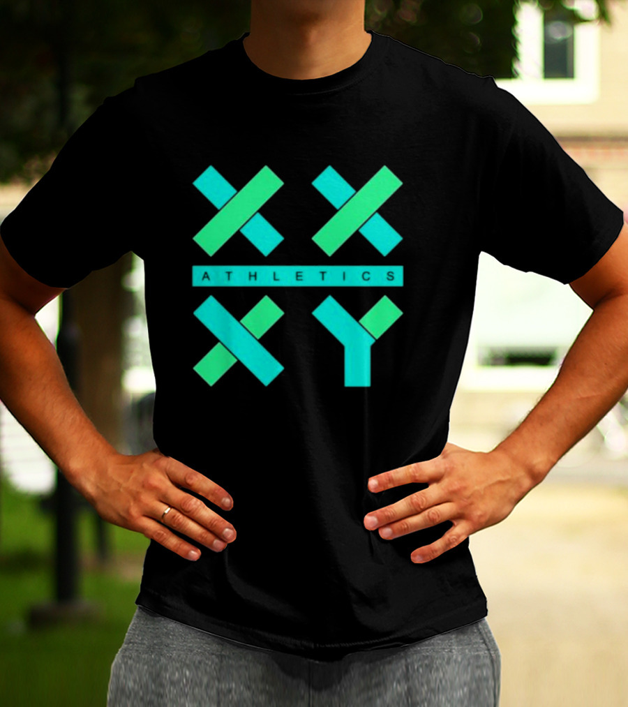 Xx Xy Athletics Neon Geometric T-Shirt