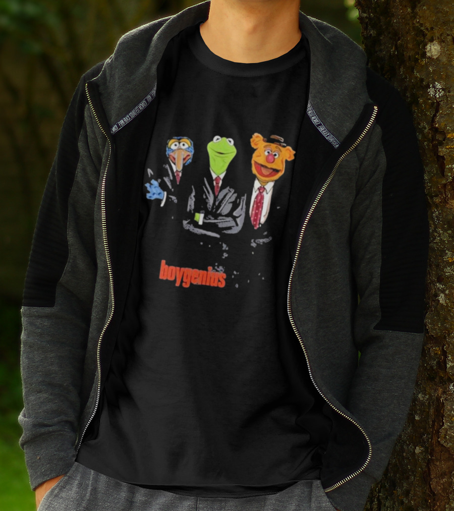 Boygenius Muppet Characters In Suits T-Shirt
