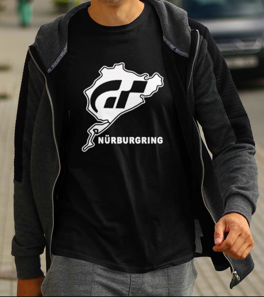 Gran Turismo Nürburgring Track Outline T-Shirt