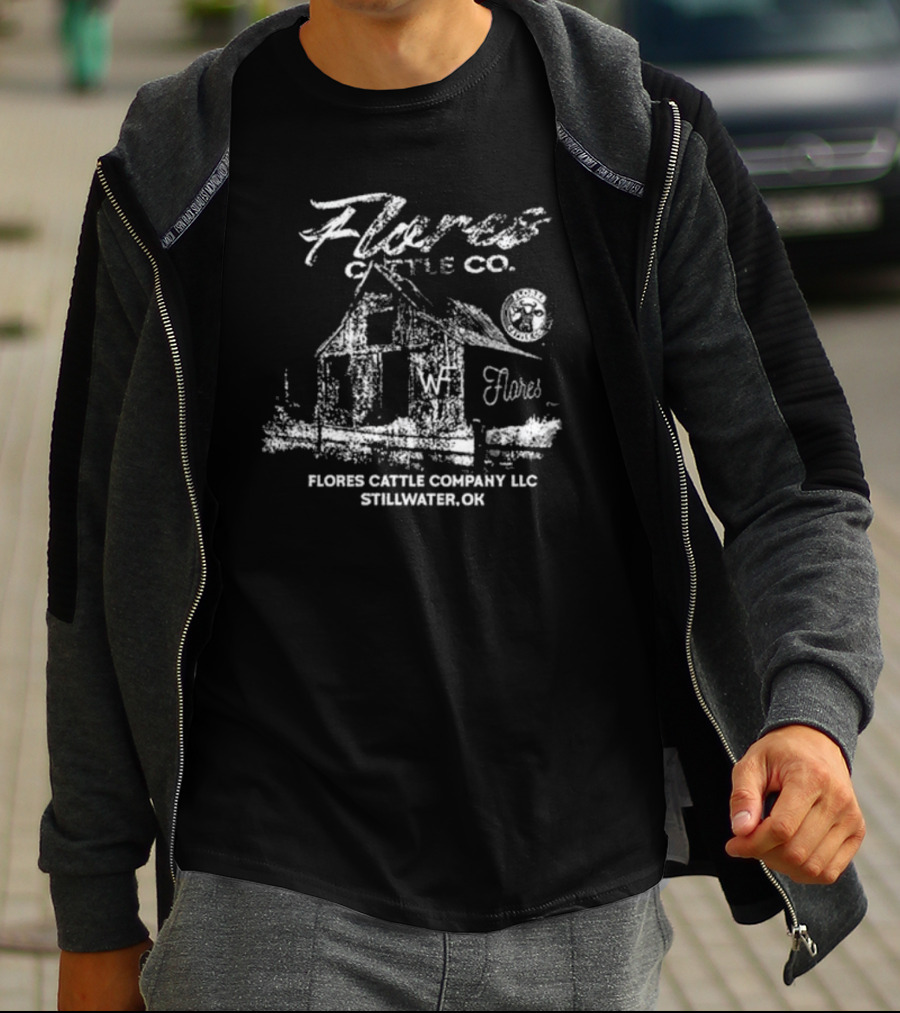 Flores Cattle Company LLC Stillwater OK Wyatt Flores T-Shirt