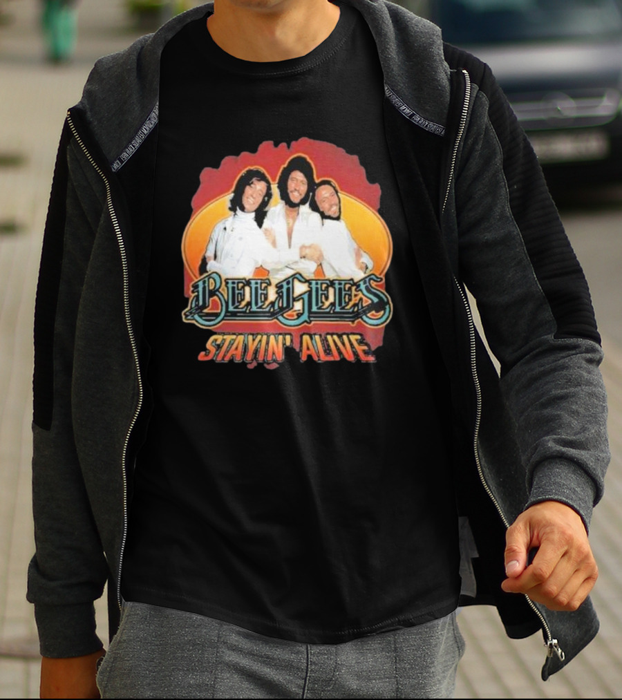 Bee Gees Stayin’ Alive Classic Iconic Group T-Shirt