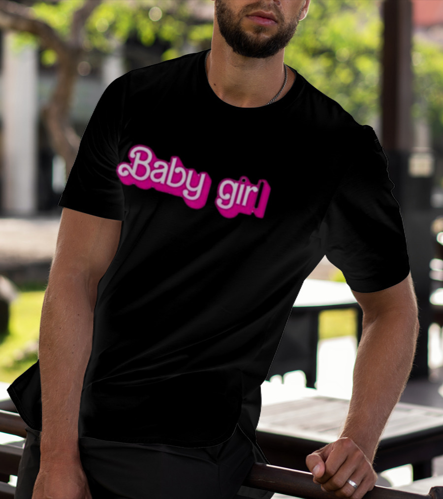Baby Girl Text Pink T-Shirt