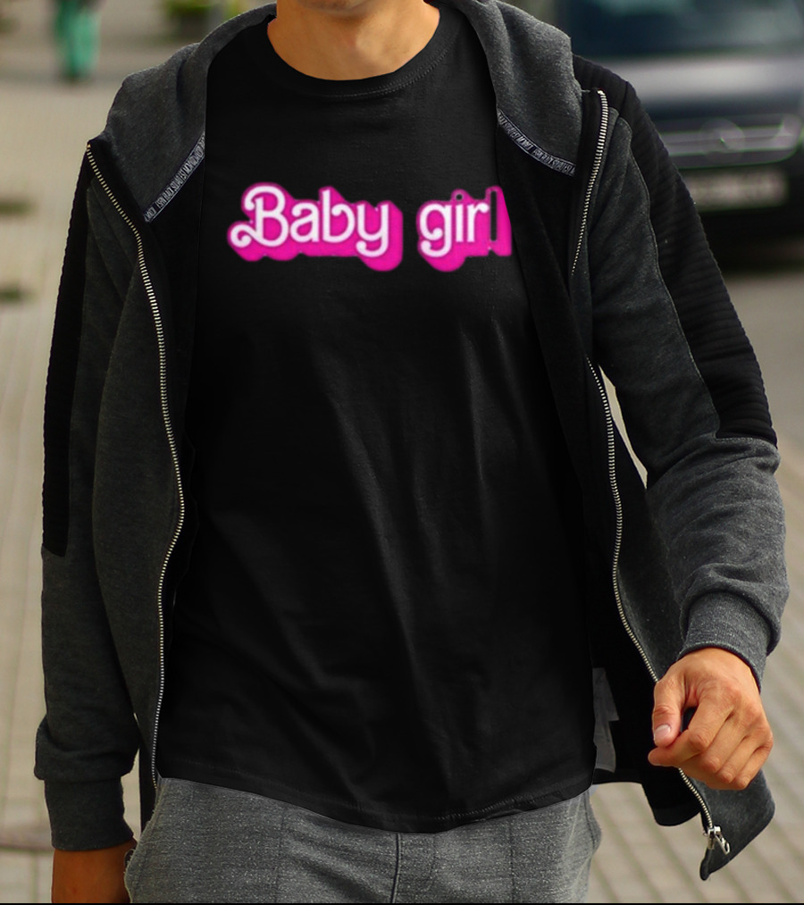 Baby Girl Text Pink T-Shirt