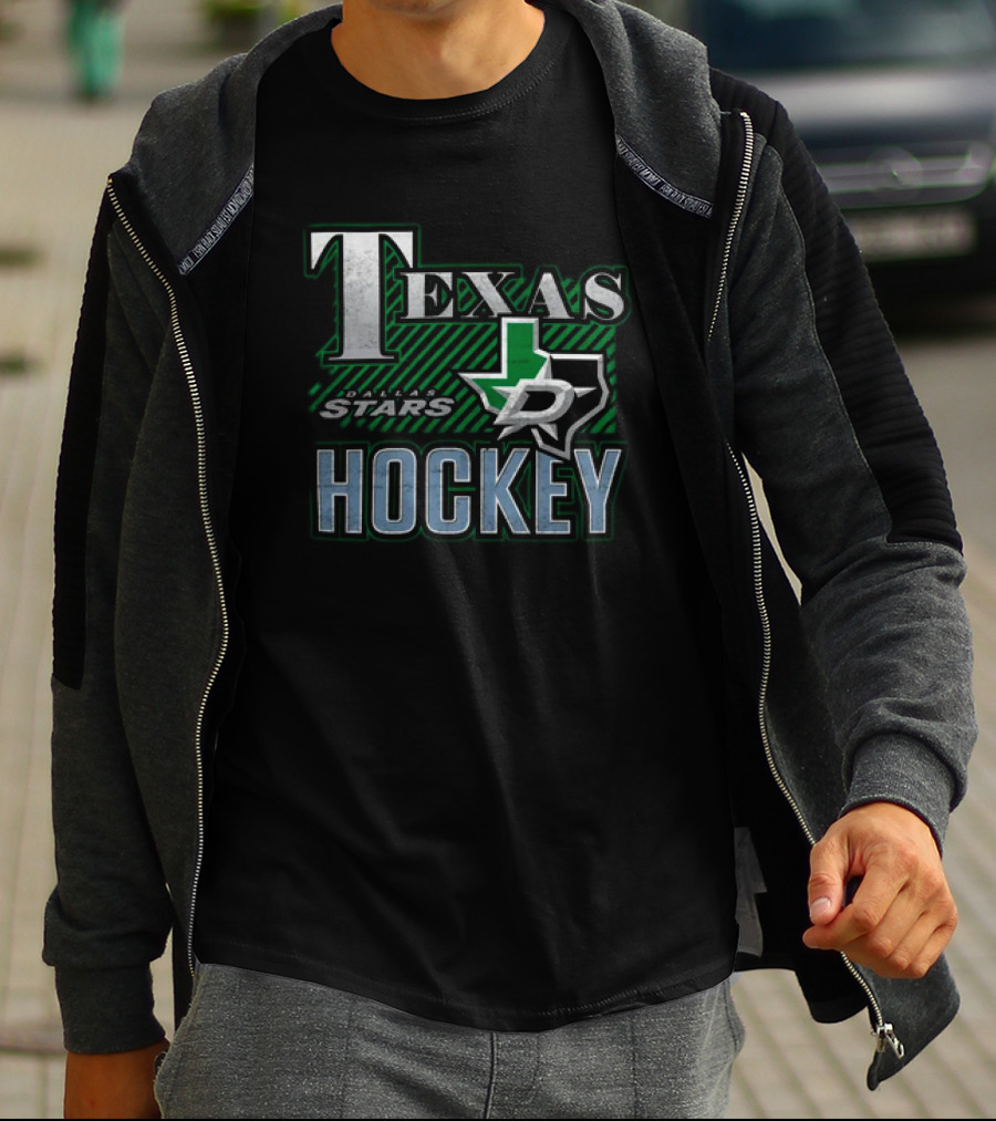 Black 47 Texas Hockey Dallas Stars Texas Hocky Fashion T-Shirt