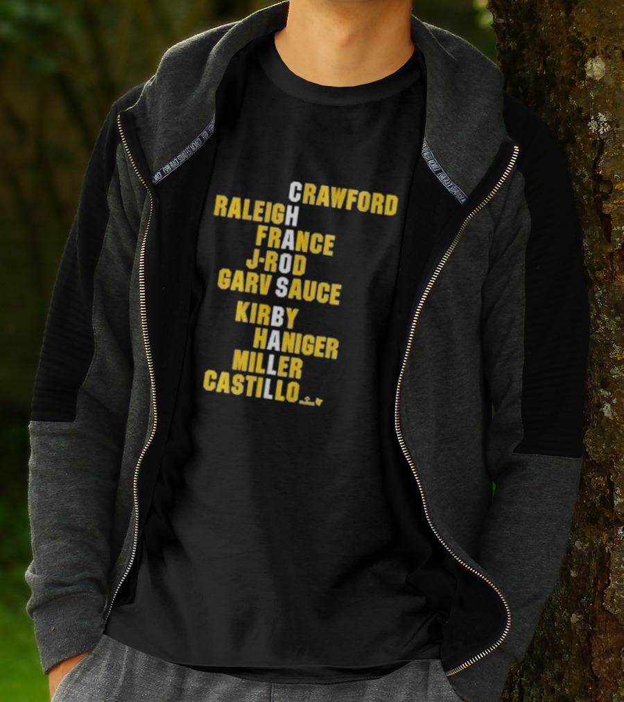 Crawford Raleigh France J-Rod Garv Sauce Kirby Haniger Miller Castillo Chaos Ball Names T-Shirt