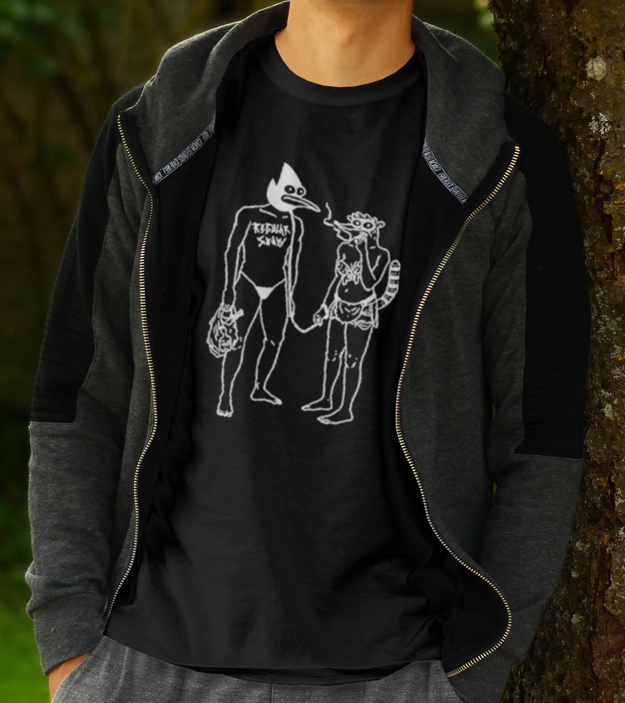 Death Grips Regular Show Sketch Money Store Fusion T-Shirt