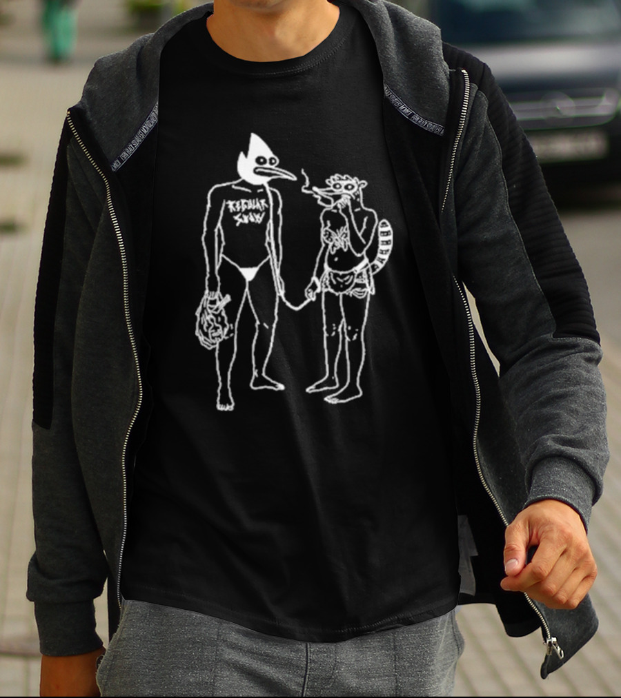 Death Grips Regular Show Sketch Money Store Fusion T-Shirt