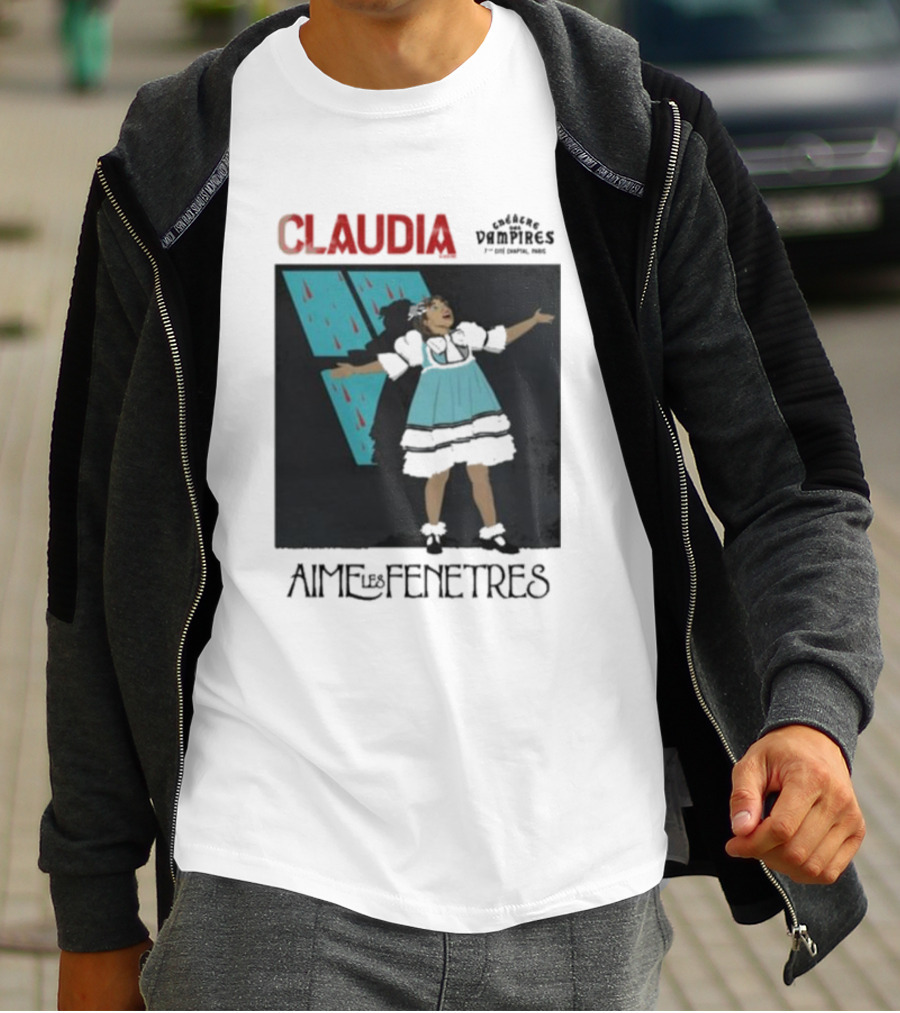 CLAUDIA Aime Les Fenêtres Chroniques Des Vampires T-Shirt