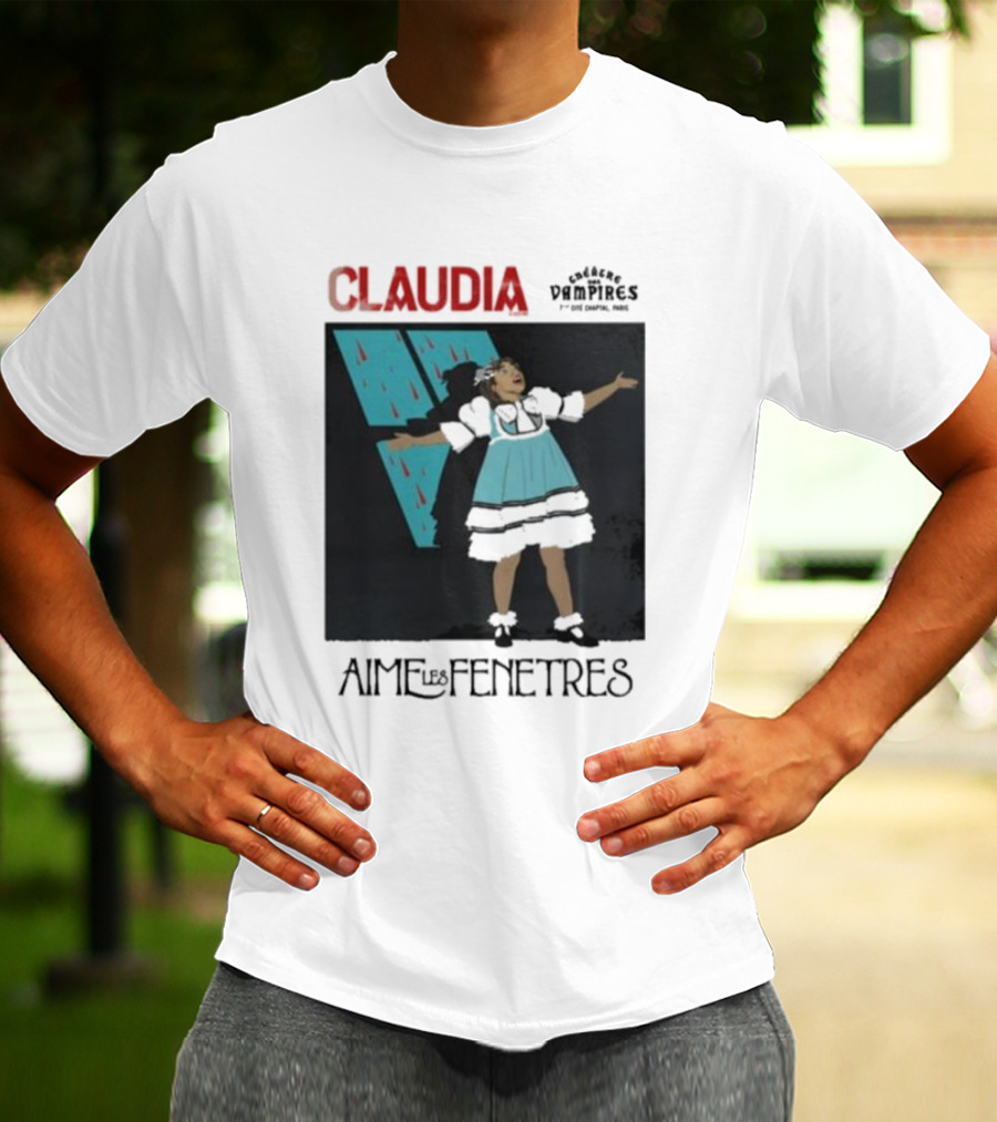 CLAUDIA Aime Les Fenêtres Chroniques Des Vampires T-Shirt