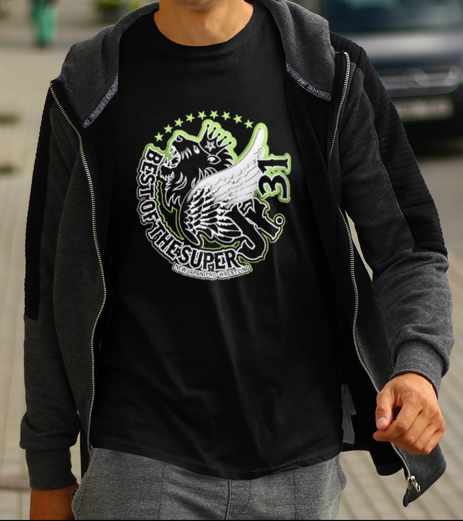 Best Of The Super Jr 31 New Japan Pro Wrestling Winged Lion T-Shirt
