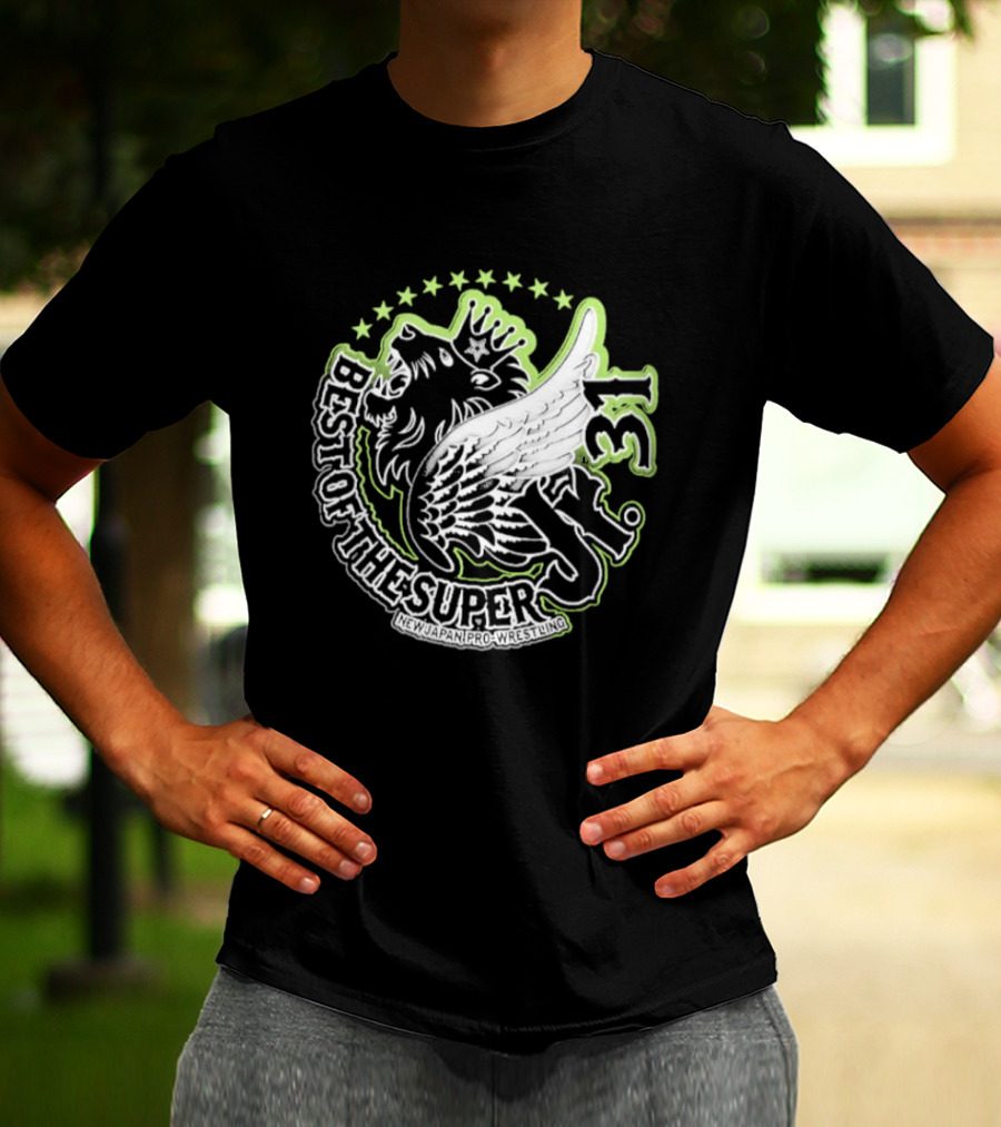 Best Of The Super Jr 31 New Japan Pro Wrestling Winged Lion T-Shirt
