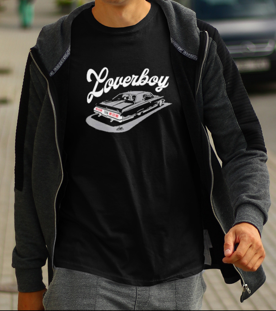 Loverboy Classic Car Illustration Bomb The Artist T-Shirt