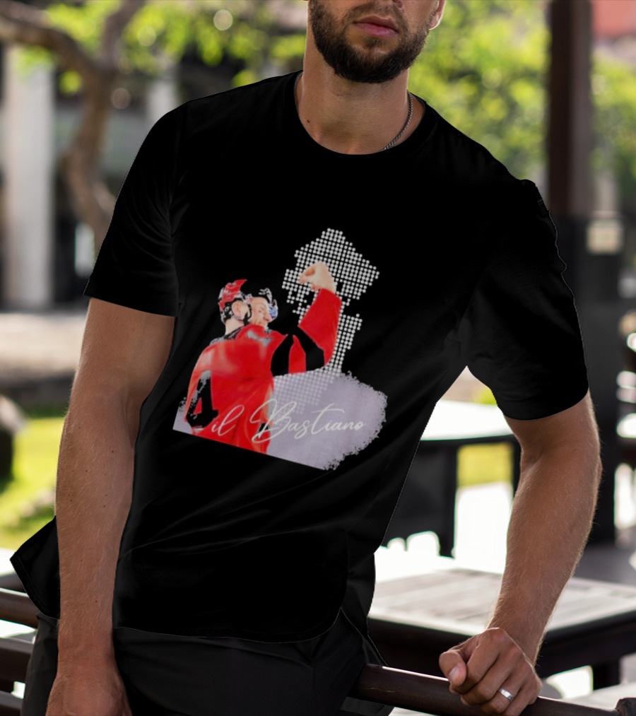 Il Bastiano Number 4 Hockey Celebration Signature T-Shirt