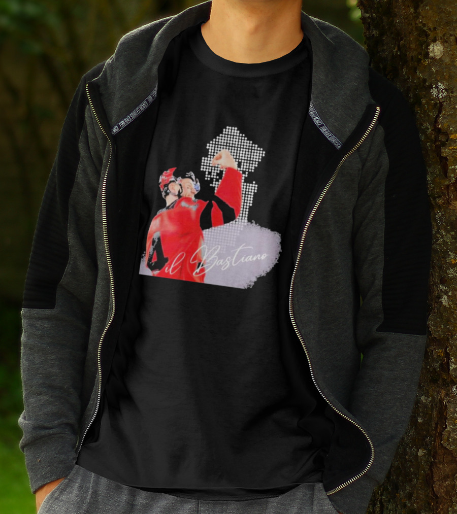 Il Bastiano Number 4 Hockey Celebration Signature T-Shirt