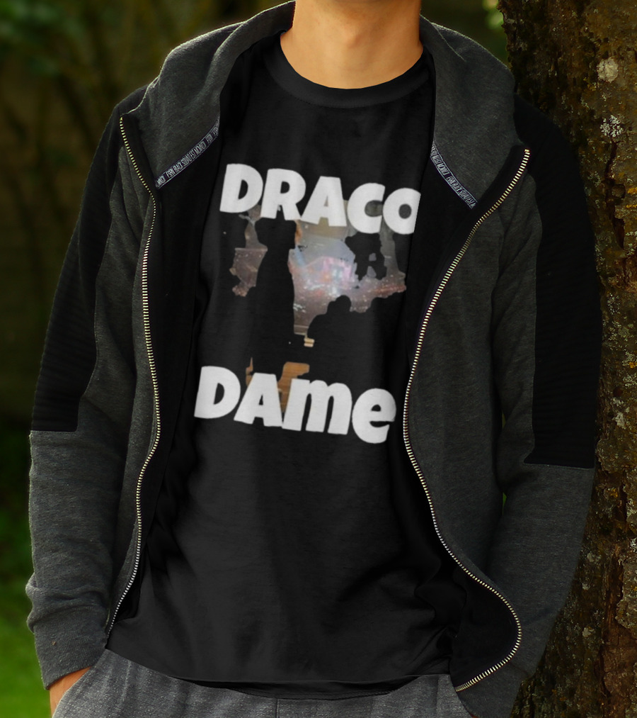 Draco Dame Basketball Arena Silhouette Scene T-Shirt